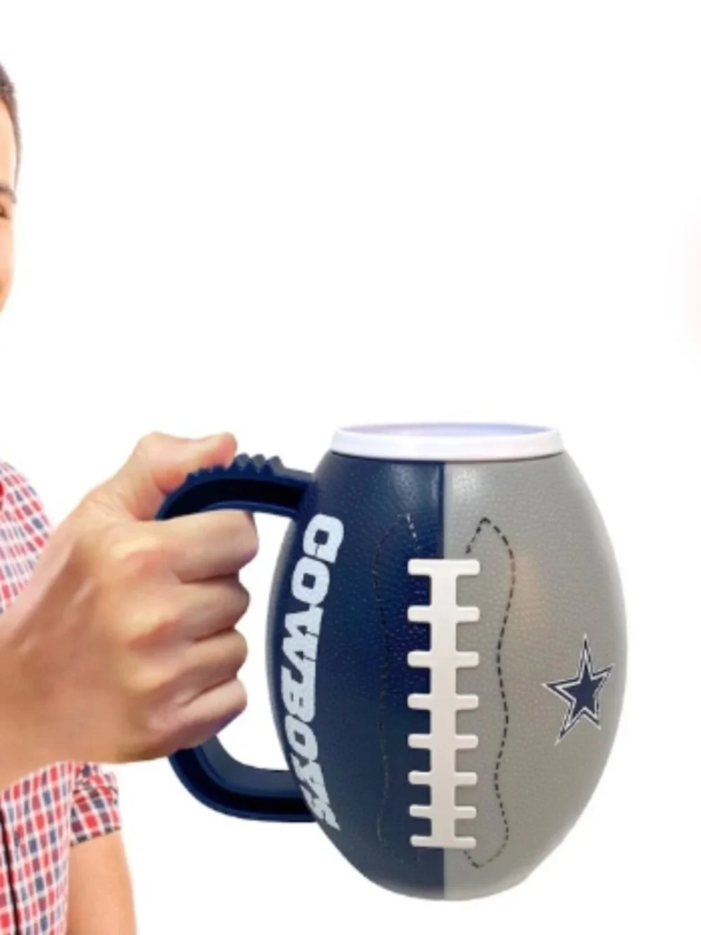 Dallas Cowboys NFL Football Shaped Mug